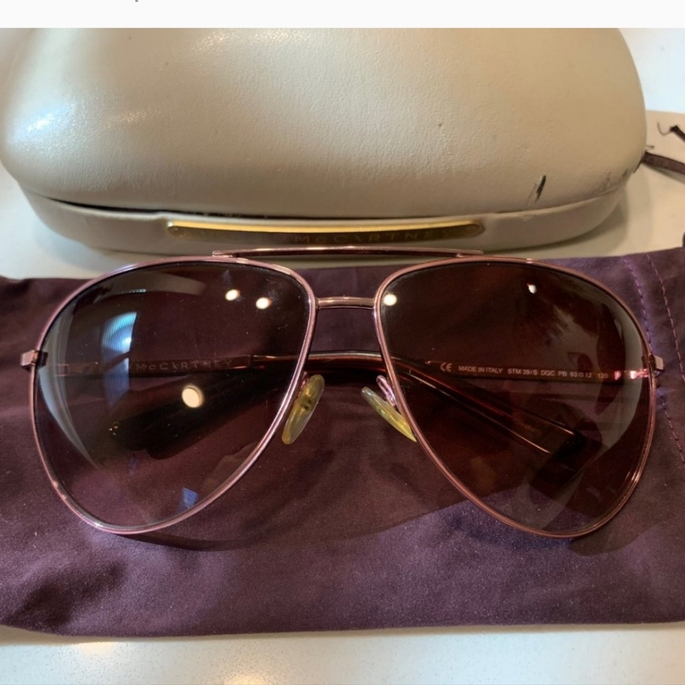 STELLA MCCARTNEY AVIATOR CLASSIC SUNGLASSES PRELOVED hp🔥🔥